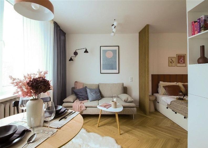 Designer Studio With Bedroom Near Old Town Dubois Варшава Экстерьер фото